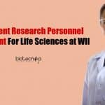 Govt Biotech Job Vacancies