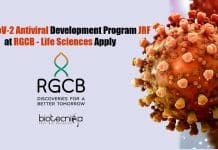 SARS-CoV-2 Antiviral Development Program JRF at RGCB – Life Sciences Apply Govt Jobs 2020
