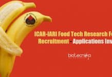 ICAR-IARI Food Tech Research Fellow Recruitment – Applications Invited ICAR-IARI Food Tech Research