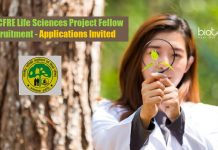 Govt ICFRE Life Sciences Project Fellow Recruitment – Applications Invited ICFRE Life Sciences Project
