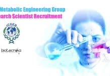 ICGEB Metabolic Engineering Group Research Scientist Recruitment ICGEB Research Scientist