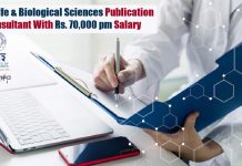 NIMR Life & Biological Sciences Publication Consultant With Rs. 70,000 pm Salary ICMR-NIMR Consultant Jobs