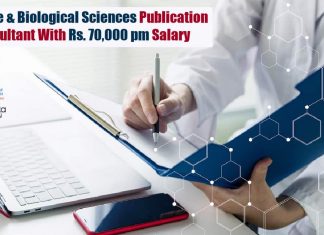 NIMR Life & Biological Sciences Publication Consultant With Rs. 70,000 pm Salary ICMR-NIMR Consultant Jobs