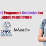 ICMR-NIMR PhD Admission 2021
