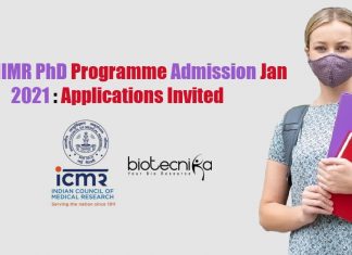 ICMR-NIMR PhD Admission 2021