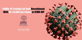 ICMR-NIP Jobs For Lifescience