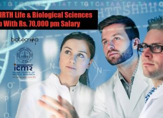 ICMR-NIRTH Life & Biological Sciences Job With Rs. 70,000 pm Salary ICMR-NIRTH Life
