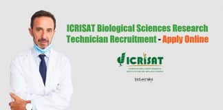 ICRISAT Biological Sciences Vacancy