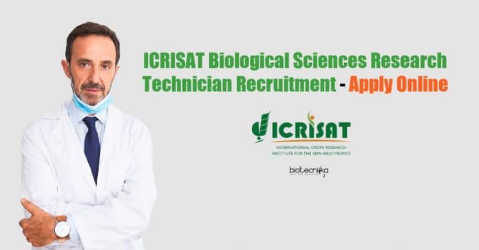 ICRISAT Biological Sciences Vacancy