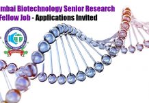 ICT Mumbai Biotechnology Senior Research Fellow Job – Applications Invited ICT Mumbai Biotechnology SRF