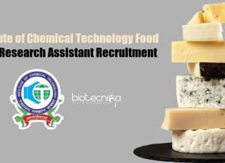 Institute of Chemical Technology Food Tech Research Assistant Recruitment ICT Mumbai Food Tech
