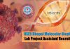 IISER Bhopal Molecular Biophysics Lab Project Assistant Recruitment IISER Bhopal Project Assistant