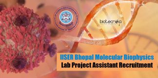 IISER Bhopal Project Assistant