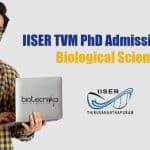 IISER-TVM PhD Admission 2021