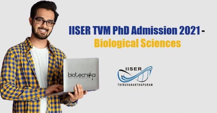 IISER-TVM PhD Admission 2021