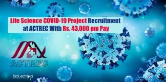 Life Science SRF Jobs