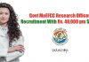 Govt MoEFCC Research Officer Recruitment With Rs. 40,000 pm Salary MoEFCC Jobs 2020