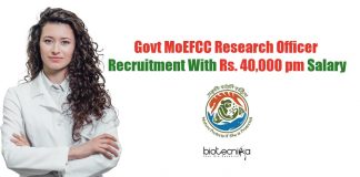 MoEFCC Jobs 2020