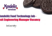Mondelēz Food Technology Job – Biscuit Engineering Manager Vacancy Mondelēz Food Technology Job