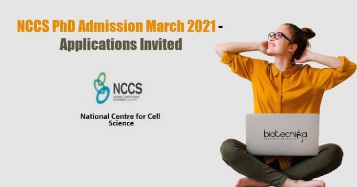 NCCS PhD Admission 2021