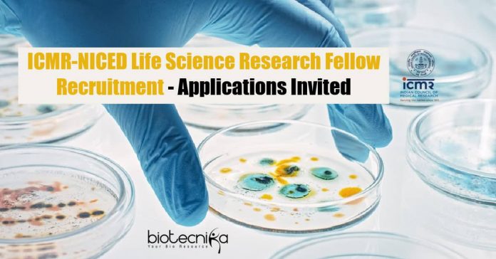 NICED Lifescience JRF Job