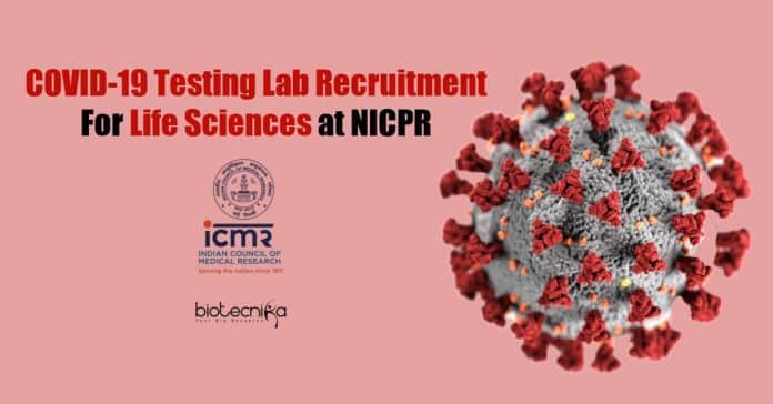 NICPR Jobs For Biotech