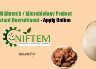 NIFTEM Biotech Jobs
