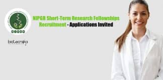 NIPGR Short-Term Research Fellowships