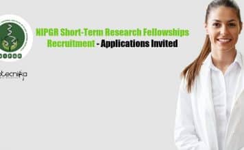 NIPGR Short-Term Research Fellowships