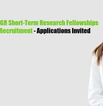 NIPGR Short-Term Research Fellowships Recruitment – Applications Invited NIPGR Short-Term Research Fellowships