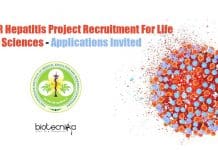PGIMER Hepatitis Project Recruitment For Life Sciences – Applications Invited PGIMER JRF Jobs Latest