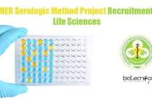 PGIMER Serologic Method Project Recruitment For Life Sciences PGIMER Lifescience JRF Vacancy