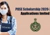 POSE Scholarship 2020-21 – Applications Invited POSE Scholarship 2020-21