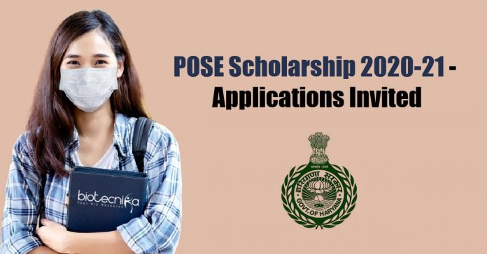 POSE Scholarship 2020-21