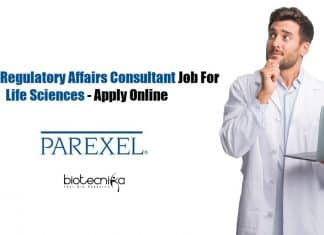 Parexel Regulatory Affairs Consultant Job For Life Sciences – Apply Online Parexel Regulatory Affairs