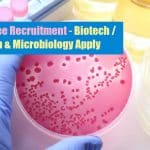 Pfizer Trainee Recruitment – Biotech / Biochem & Microbiology Apply Pfizer Trainee Jobs