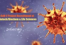 SARS-CoV-2 Project Recruitment at SNU – Biotech/Biochem & Life Sciences SNU SRF Jobs