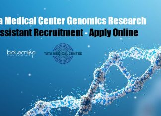 Tata Medical Center Genomics Research Assistant Recruitment – Apply Online Tata Medical Center Vacancy