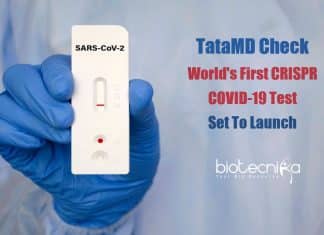 World’s First CRISPR-Cas9 Based COVID-19 Test By Tata & CSIR Set To Be Launched Globally world's first CRISPR COVID-19 test