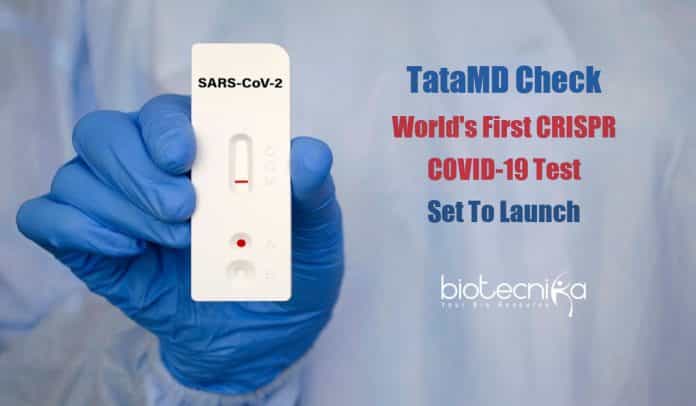 world's first CRISPR COVID-19 test