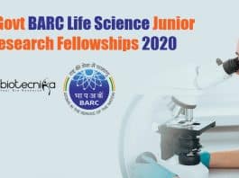 BARC Life Science JRF