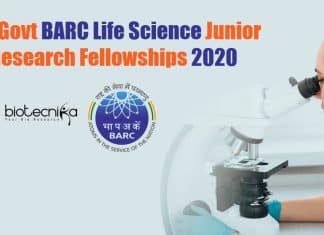 BARC Life Science JRF