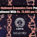 CDFD Genomics Jobs