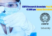 CDFD Research Associate