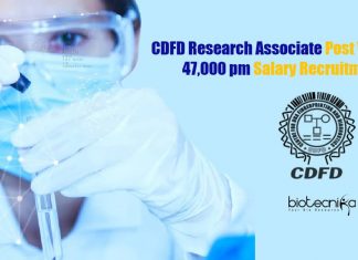 CDFD Research Associate