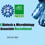 CSIR-NEERI Biotech & Microbiology Project Associate Recruitment CSIR-NEERI Biotech