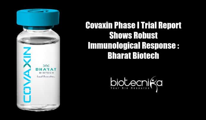 Covaxin Phase I Trial Report