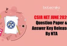CSIR June 2020 Answer