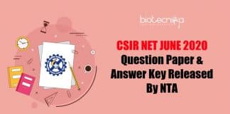 CSIR June 2020 Answer