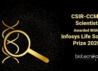Infosys prize in life sciences